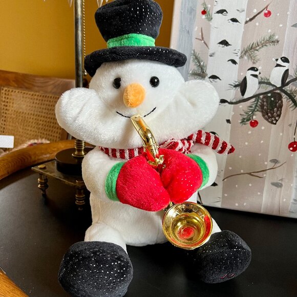 Wonderful Snowman Moves, Lights Up and Plays Music - Picture 1 of 5